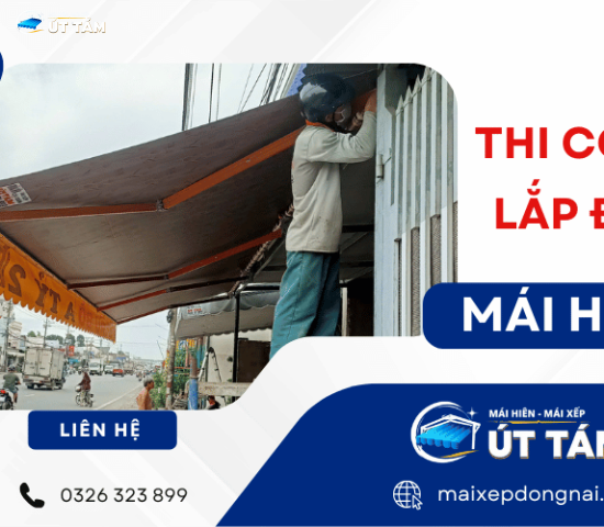 Mái hiên Long Khánh chất lượng  - Thi công uy tín, giá tốt
